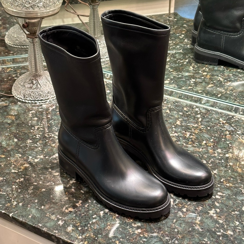 Stuart Weitzman Moto Boots